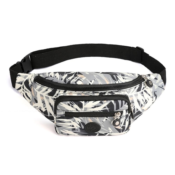 Fanny Pack justerbar midjeväska med stor kapacitet Polyester Crossbody-väskor 10