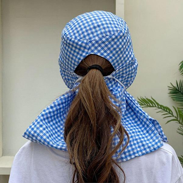 Solhatt sommar ansikte och hals UV-skydd Cover red