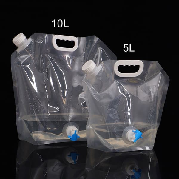 5L/10L Vikbar Bärbar Vattendunk med Kran blue 5L