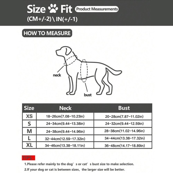 1 st hundväst med bälte för hundsele Black L