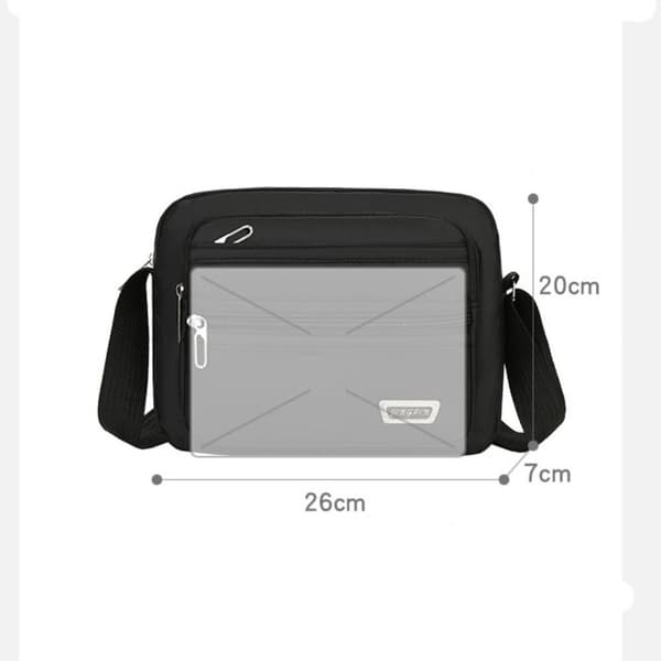 Herr Crossbody Väskor Nylon Axelväskor Pojke Messenger Väskor green