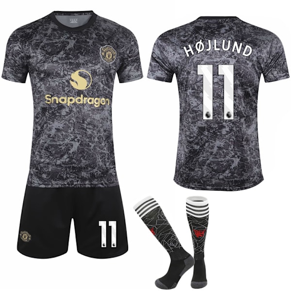 24-25 Manchester United Special Edition Barn Fotbollströja Kit No.11 Hojlund 28