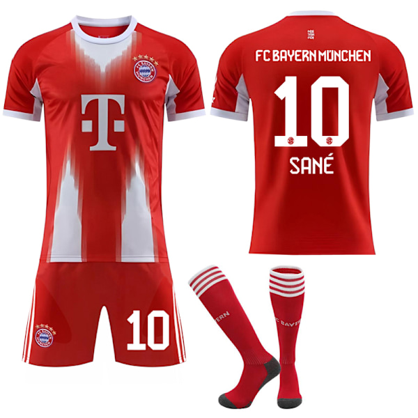 2025-2026 Bayern München Hemma Barn Vuxen Fotbollströja No.10 SANE L