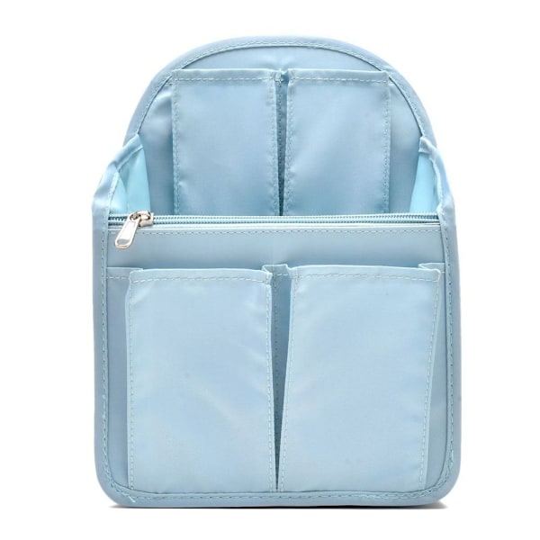 Ryggsäck Förvaring Insert Bag Inner Bag Fack Sortering Bag Liner Organizer Light Blue