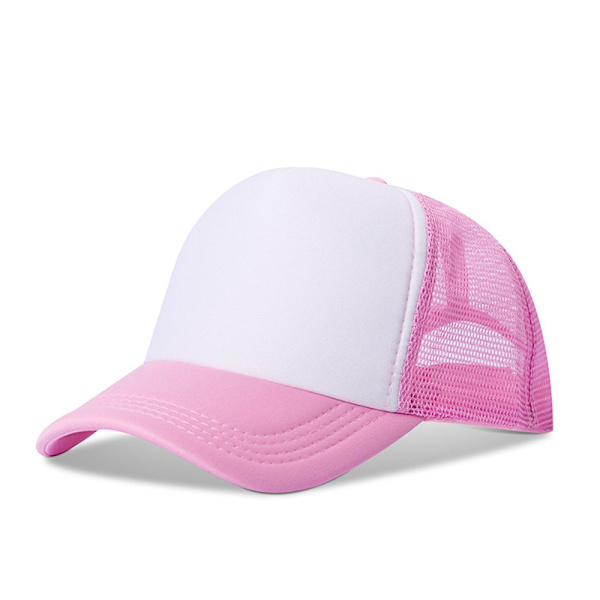 Justerbar unisex cap Cap Mesh Back Summer Hat pink