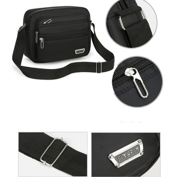 Herr Crossbody Väskor Nylon Axelväskor Pojke Messenger Väskor green