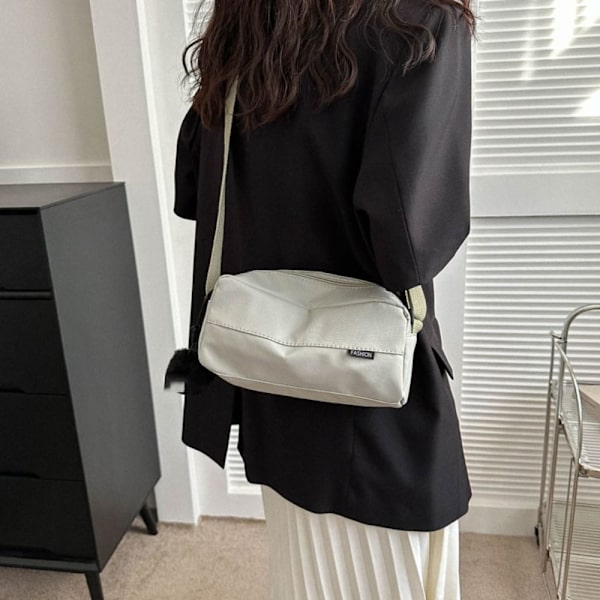 Crossbody-väska med stor kapacitet Casual Mångsidig Oxford-väska black