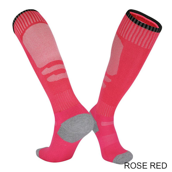 Fotbollsstrumpor för barn Sportknästrumpor rose red
