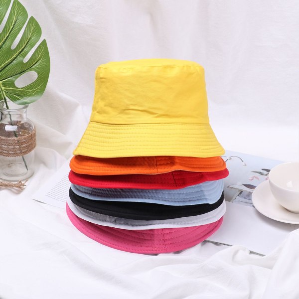 Hopfällbar Bucket Hat Beach Sun Hat Summer Fisherman Cap red