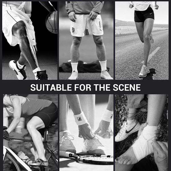 1 st Justerbart elastiskt fotledsstöd Ankelstöd Lättviktsventilerande kompression Anti stukning fotskyddsbandage Left Foot XL
