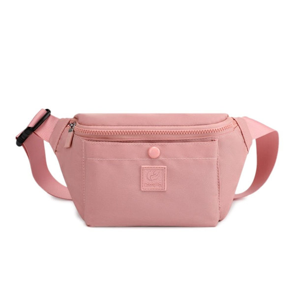 Vattentät Dam Midjeväska Fanny Pack Mobiltelefonväska pink