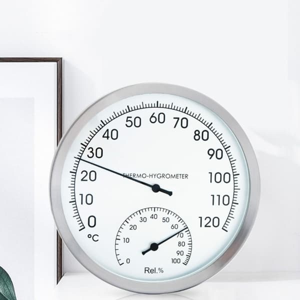Termometer Hygrometer Väggmonterad Bastu Rum Luftfuktighetstestare