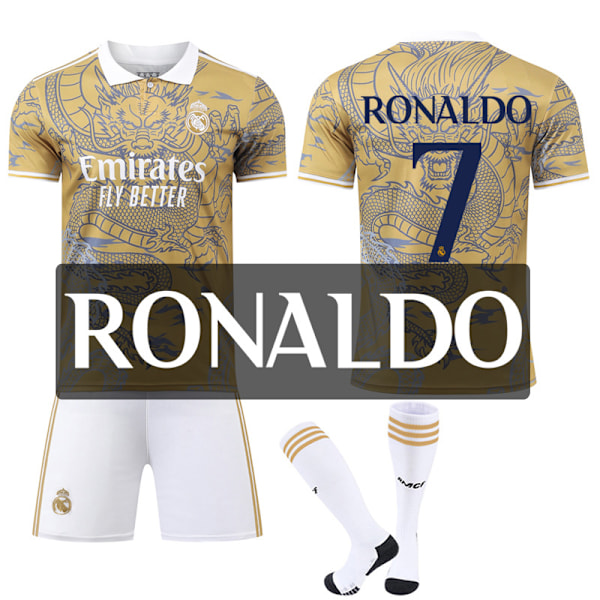 2024-2025 Real Madrid Special Edition Barnfotbollströja Nr.7 Ronaldo 16