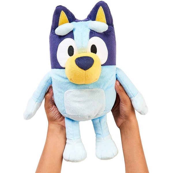 Kawaii Peluche Blue-yed ​​Dog Bingo Family Plyschleksak Barnleksaker Födelsedagspresent Bingo Daughter