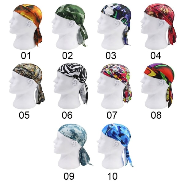 Quick Dry Camo Cap Head Scarf Printing Cap 16