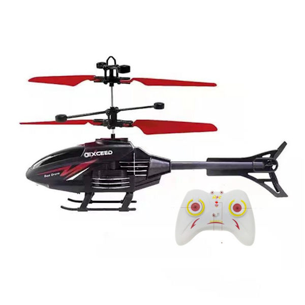 Mini Flygande Helikopter Leksak Fjärrkontroll Helikopter Plan Barn Julklappar red