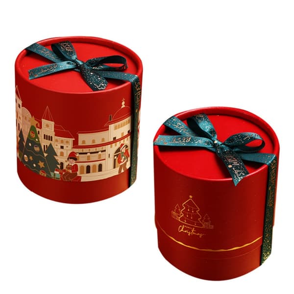 2-pack Presentförpackning för Julaftonsäpplen, Festdekoration, Godislåda F