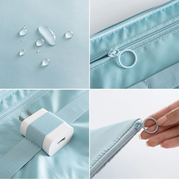 Bärbar datakabel förvaringsväska Case Organizer Multifunktions USB -kabel Headsetficka 3