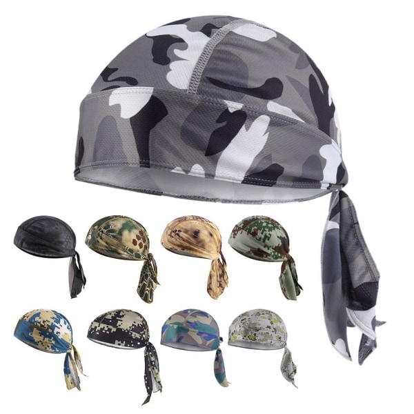 Quick Dry Camo Cap Head Scarf Printing Cap 16