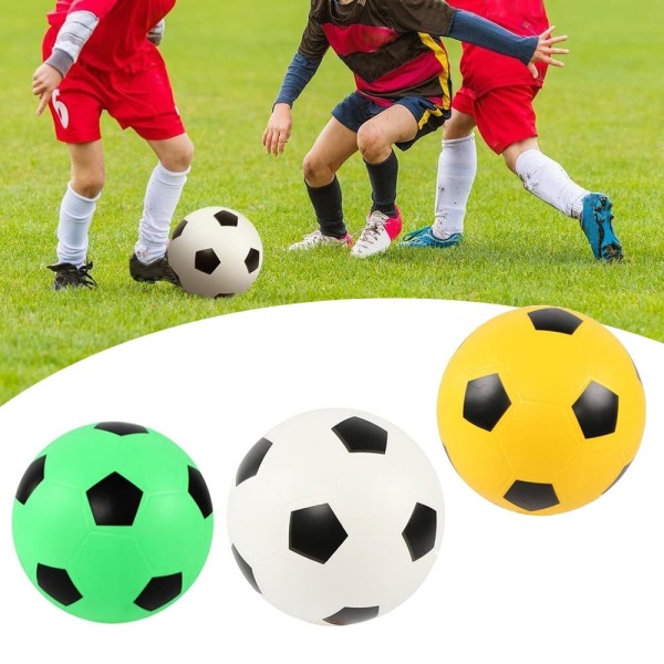 Barn Tyst Fotboll Barn Presenter Utomhussport PVC Fotboll Transition boll  Yellow 6in 7b57 | Yellow | 6in | Fyndiq