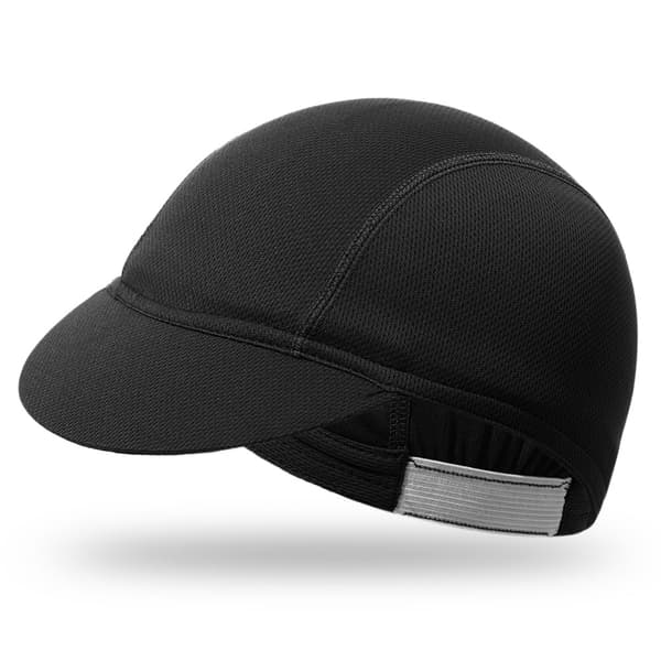 Cykkelmössa Cykel Foder Mesh Tyg Ridmössa Utomhus Sportmössa Black
