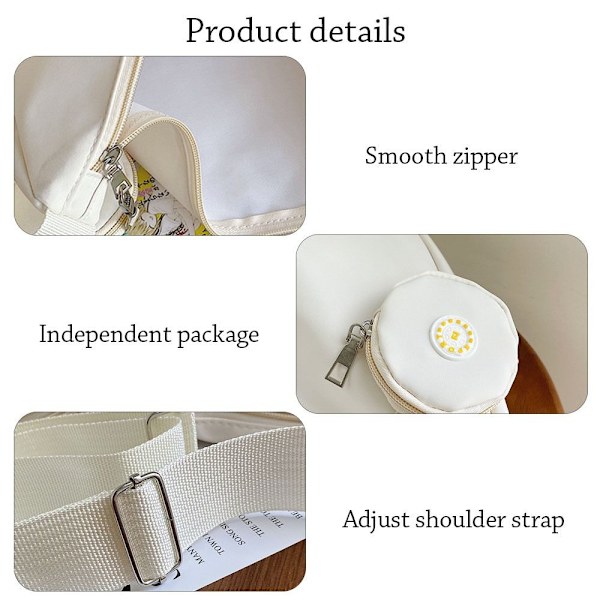 Kvinnor Axelväskor Crossbody Väskor Handväskor white