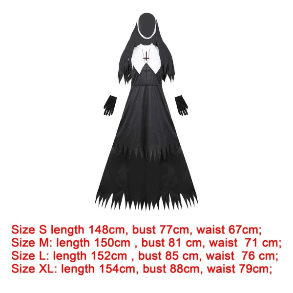 Demonen Skrämmande Sinful Sister Kostymer Lady Halloween Cosplay Fancy Dress XXXL