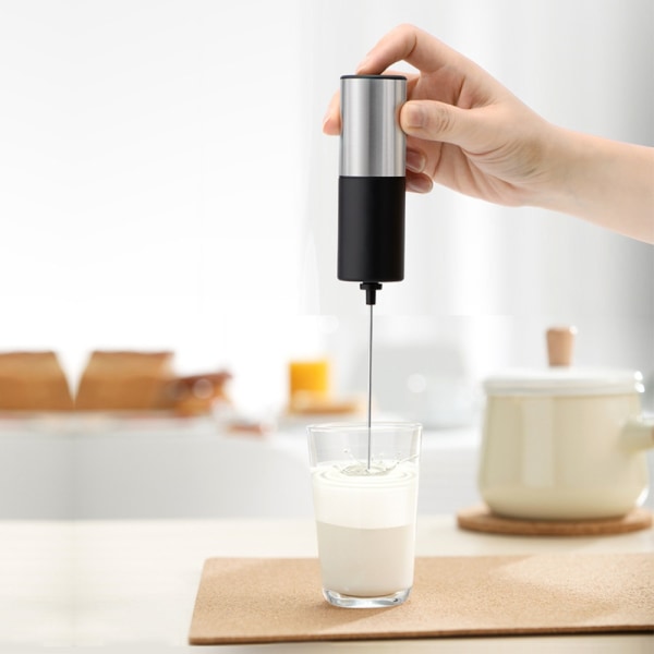 Handhållen elektrisk kaffevisp Skumblandning Ägg Latte Chokladmixer Mjölkskummare