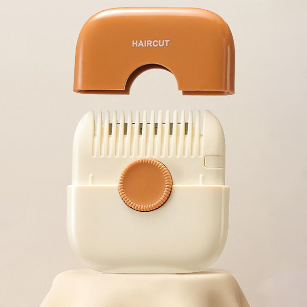 2 i 1 Bangs Trimmer Styling Tool Hårtrimmer för kvinnor skönhet Orange