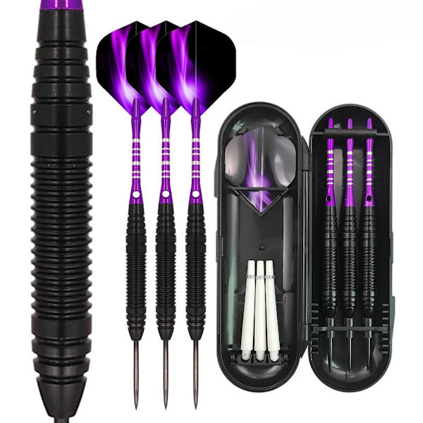 Dartsats med mjuk spets Set för att kasta darttavla spets purple