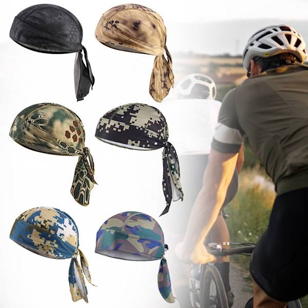 Quick Dry Camo Cap Head Scarf Printing Cap 16