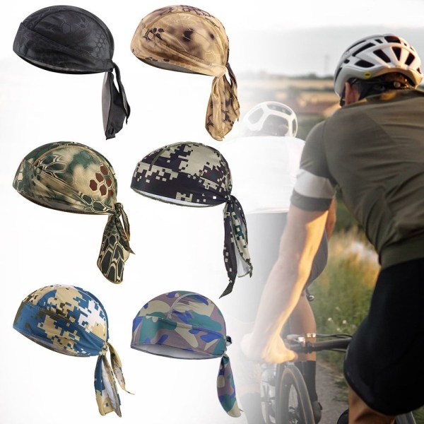Quick Dry Camo Cap Head Scarf Printing Cap 3
