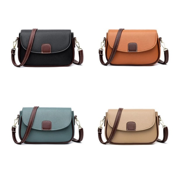 Kvinnor Handväskor med stor kapacitet Läder Crossbody-väskor Axelväska blue