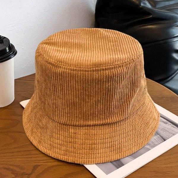 Kvinnor Varm Fisherman Cap Casual Panama Hat Lady Outdoor Cap Grey