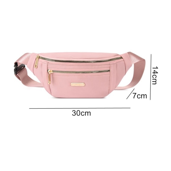 Damväska Oxford Crossbody-väska Midja Fanny Pack Wallet Reseaxelväska Yellow