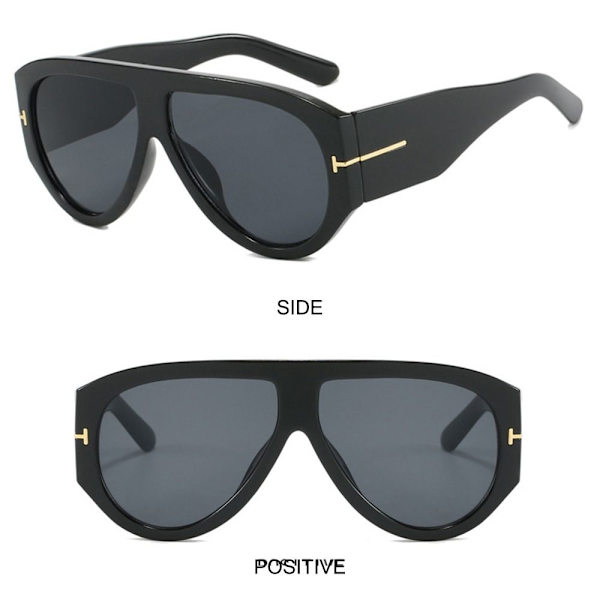 Dam Pilot Solglasögon Big Frame UV400 Goggles Glasögon C3