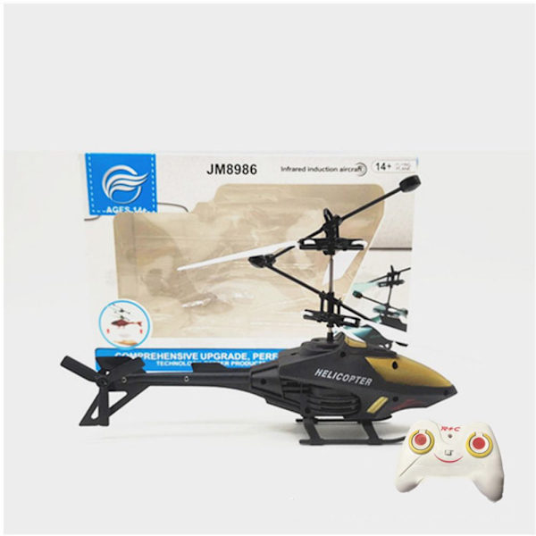 Mini Flygande Helikopter Leksak Fjärrkontroll Helikopter Plan Barn Julklappar red