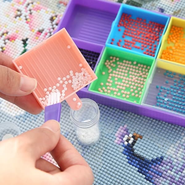 Diamantmålningsbrickset, Borrplatta, Pennset för diamantmålning Transparent