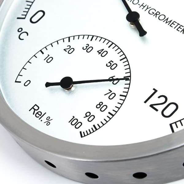 Termometer Hygrometer Väggmonterad Bastu Rum Luftfuktighetstestare
