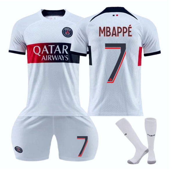 23-24 Paris Saint-G ermain Children Away Jersey nr 7 Mbappe 24