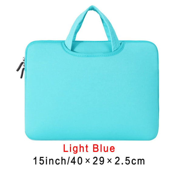 11 13 14 15 15,6 tums Laptopväska För Laptop MacBook light blue 15 inch