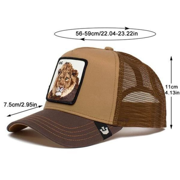 Animal Form Trucker Baseball Cap Mesh Snapback Hip Hop Hat 6