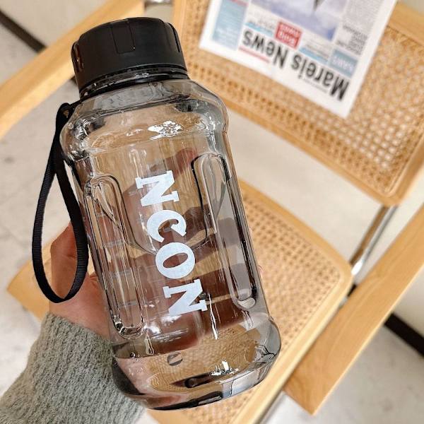 850/1100/1300 ml klar vattenflaska Bärbar läckagesäkra resevattenkannor green 850ml