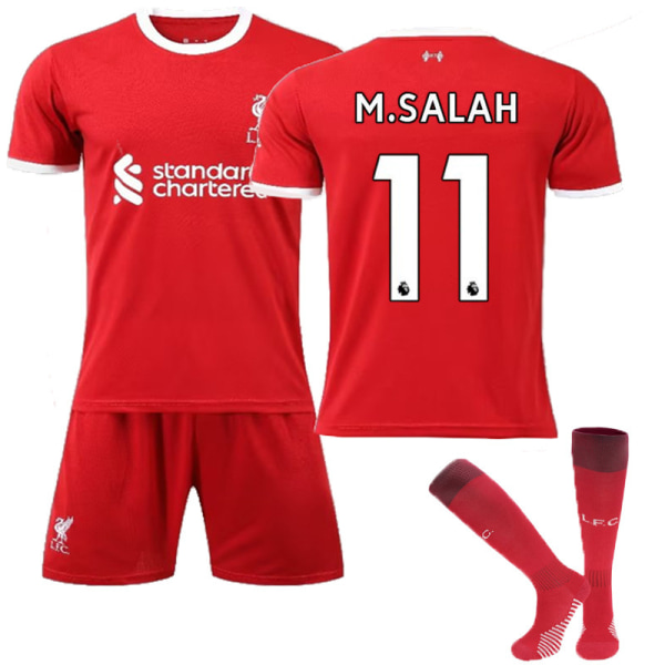23-24 Liverpool Home Kids Football Shirt Kit nr 11 Salah L