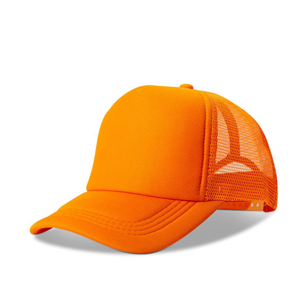 Justerbar unisex cap Cap Mesh Back Summer Hat orange