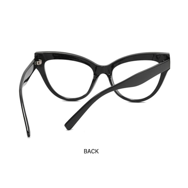 Anti-blå ljusglasögon Cat Eye Fake Glasögon Datorglasögon C4