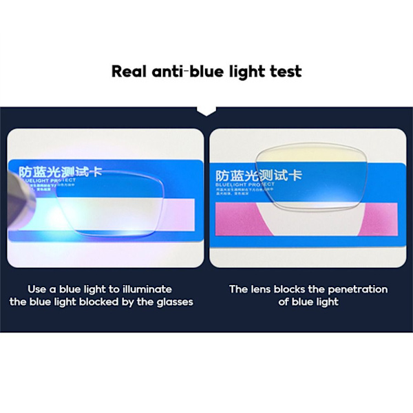 Kvinnor Män Anti-UV Blue Rays Glasögon white