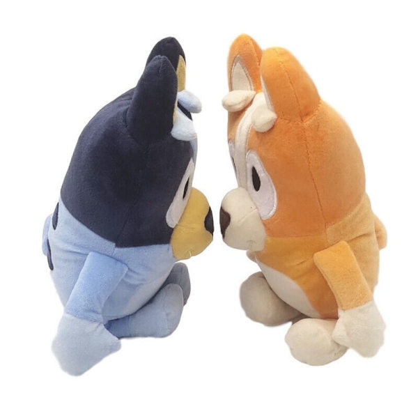 Kawaii Peluche Blue-yed ​​Dog Bingo Family Plyschleksak Barnleksaker Födelsedagspresent Bluey Son