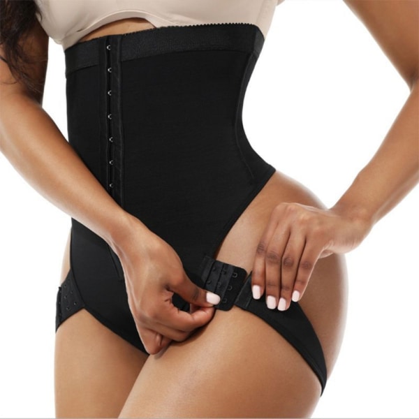 2-i-1 Peach Butt Lift Shapewear Curvy Tummy Shaper Waist Trainer nude XXXL