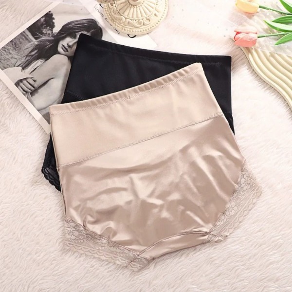 Kvinnor Seamless Shapewear Hög midja underkläder Body Shaper black M